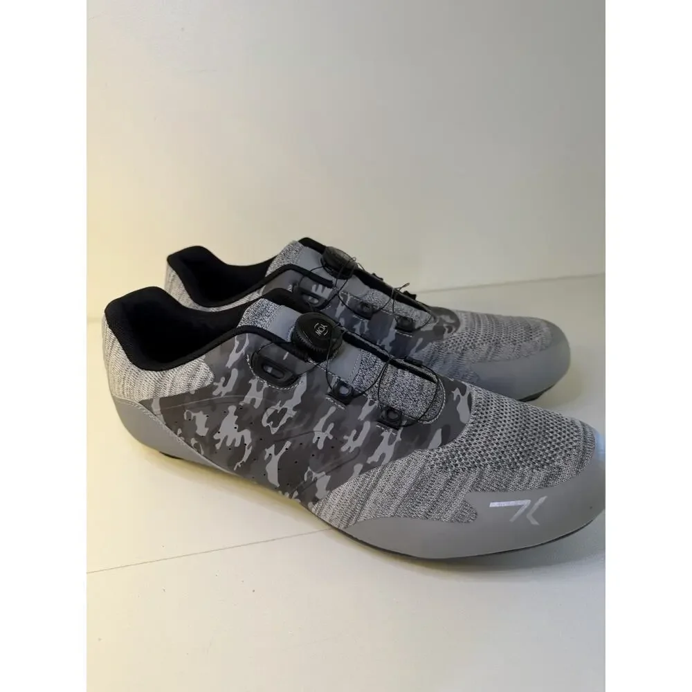 WOFADA YOW Camo Grey Unisex Cycling Sport Shoes Size (EUR) 47 Biking Never Used!